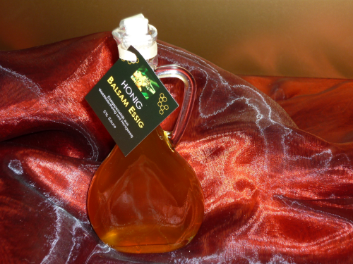 Weißer Balsamico-Essig mit Honig verfeinert 100 ml in Geschenkflasche