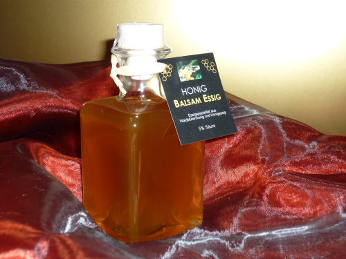 Weißer Balsamico-Essig mit Honig verfeinert 200 ml in Geschenkflasche