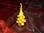 Gegossene Kerzen, Weihnachtsbaum ohne Goldverzierung