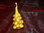 Gegossene Kerzen, Weihnachtsbaum mit Goldverzierung